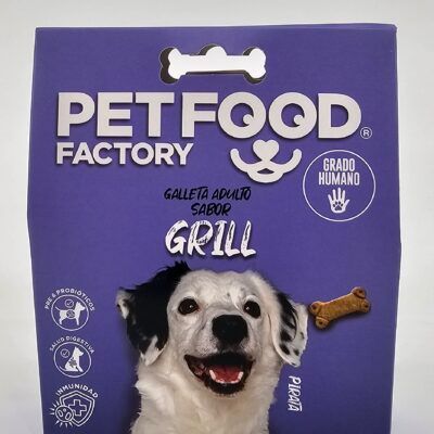 PETFOOD FACTORY GALLETA PERRO ADULTO SABOR GRILL 80 GR