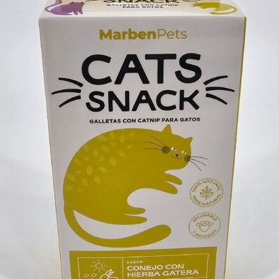 MARBENPETS CATS SNACK CONEJO CON HIERBA GATERA 80 GR