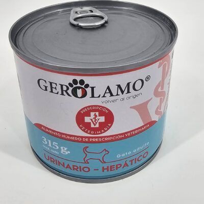 GEROLAMO GATO LATA URINARIO HEPATICO 315 GR
