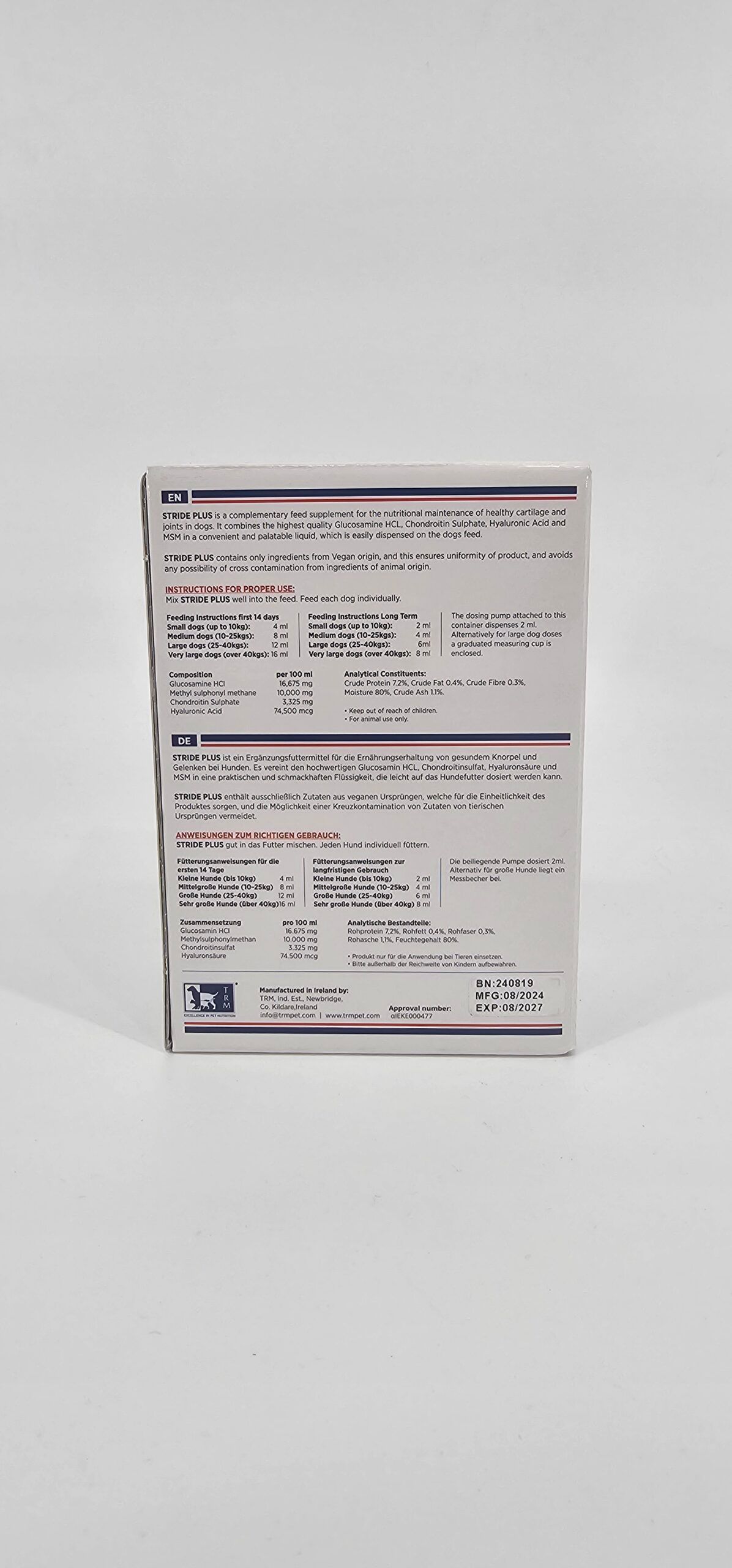 STRIDE PLUS PERRO 200 ML - Imagen 2