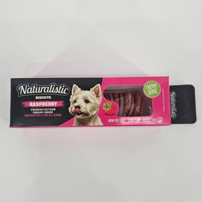 NATURALISTIC BISCUITS RASPBERRY CREAM 120 GR