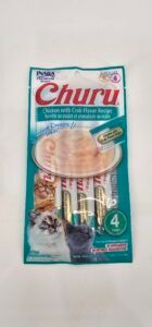 CHURU GATO POLLO CON CANGREJO 14 GR X 4 (U)