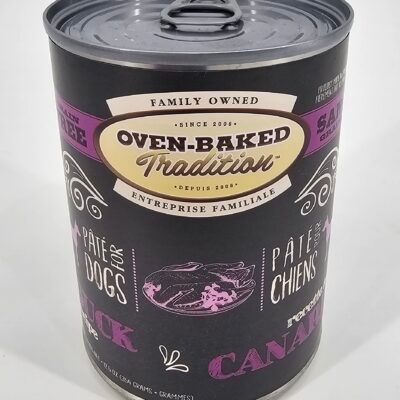 OVEN BAKED TRADITION PERRO LATA PATO 354 GR