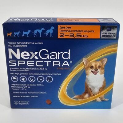 NEXGARD SPECTRA 2-3.5 KG X 3 (CPR)