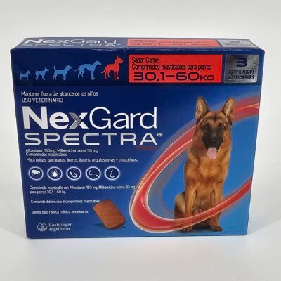 NEXGARD SPECTRA 30.1-60 KG X 3 (CPR)
