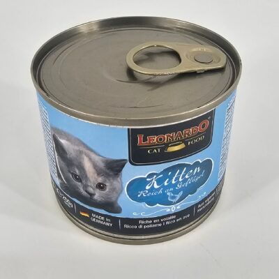 LEONARDO GATO LATA KITTEN 200 GR