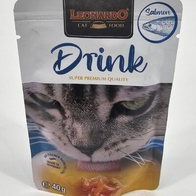 LEONARDO GATO DRINK SALMON 40 GR