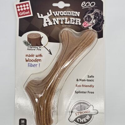 GIGWI WOODEN ANTLER M