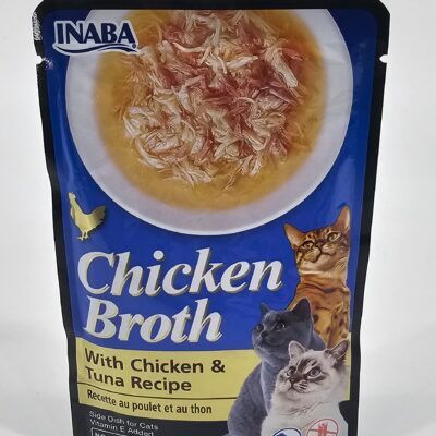 INABA CHICKEN BROTH CON POLLO Y ATUN 50 GR
