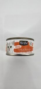 KIT CAT GATO LATA GRAVY ATUN Y SALMON 70 GR