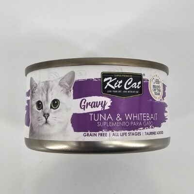 KIT CAT LATA GATO GRAVY ATUN Y WHITEBAIT 70 GR