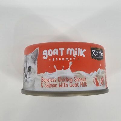 KIT CAT LATA GATO GOAT MILK GOURMET POLLO Y SALMON 70 GR