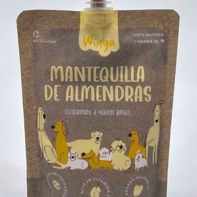 WINGA SNACK MANTEQUILLA DE ALMENDRAS 250 GR