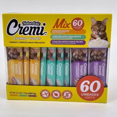 NATURALISTIC CREMI CREAMY TREATS MIX X 60 (U)