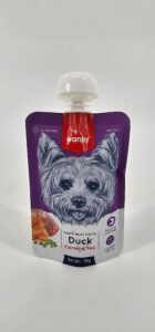 WANPY PERRO SNACK PATO ZANAHORIA Y ARVEJAS 90 GR