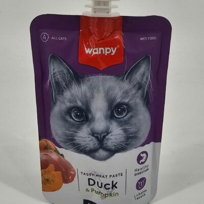 WANPY GATO SNACK POLLO Y ZANAHORIA 90 GR