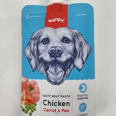 WANPY GATO SNACK ATUN POLLO Y ZANAHORIA 90 GR