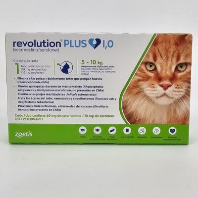 REVOLUTION PLUS GATOS 5 - 10 KG