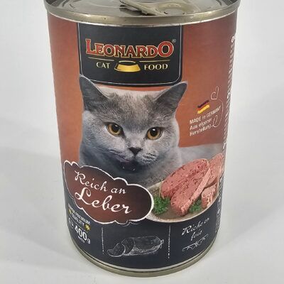 LEONARDO GATO LATA HIGADO 400 GR