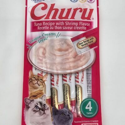 CHURU GATO ATUN Y CAMARON 56 GR