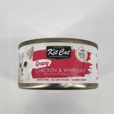 KIT CAT GATO LATA GRAVY POLLO Y WHITEBAIT 70 GR