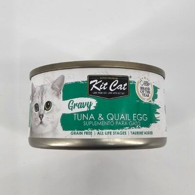 KIT CAT GATO LATA GRAVY ATUN Y HUEVO DE CODORNIZ 70 GR