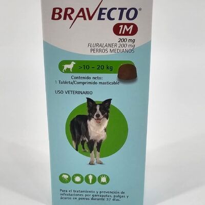 BRAVECTO 1M PERROS 10 - 20 KG