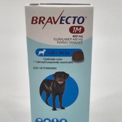 BRAVECTO 1M PERROS 20 - 40 KG