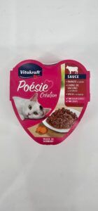 VITAKRAFT GATO LATA POESIE CREATION VACUNO Y ZANAHORIA 85 GR