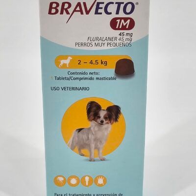 BRAVECTO 1M PERROS 2 - 4,5 KG