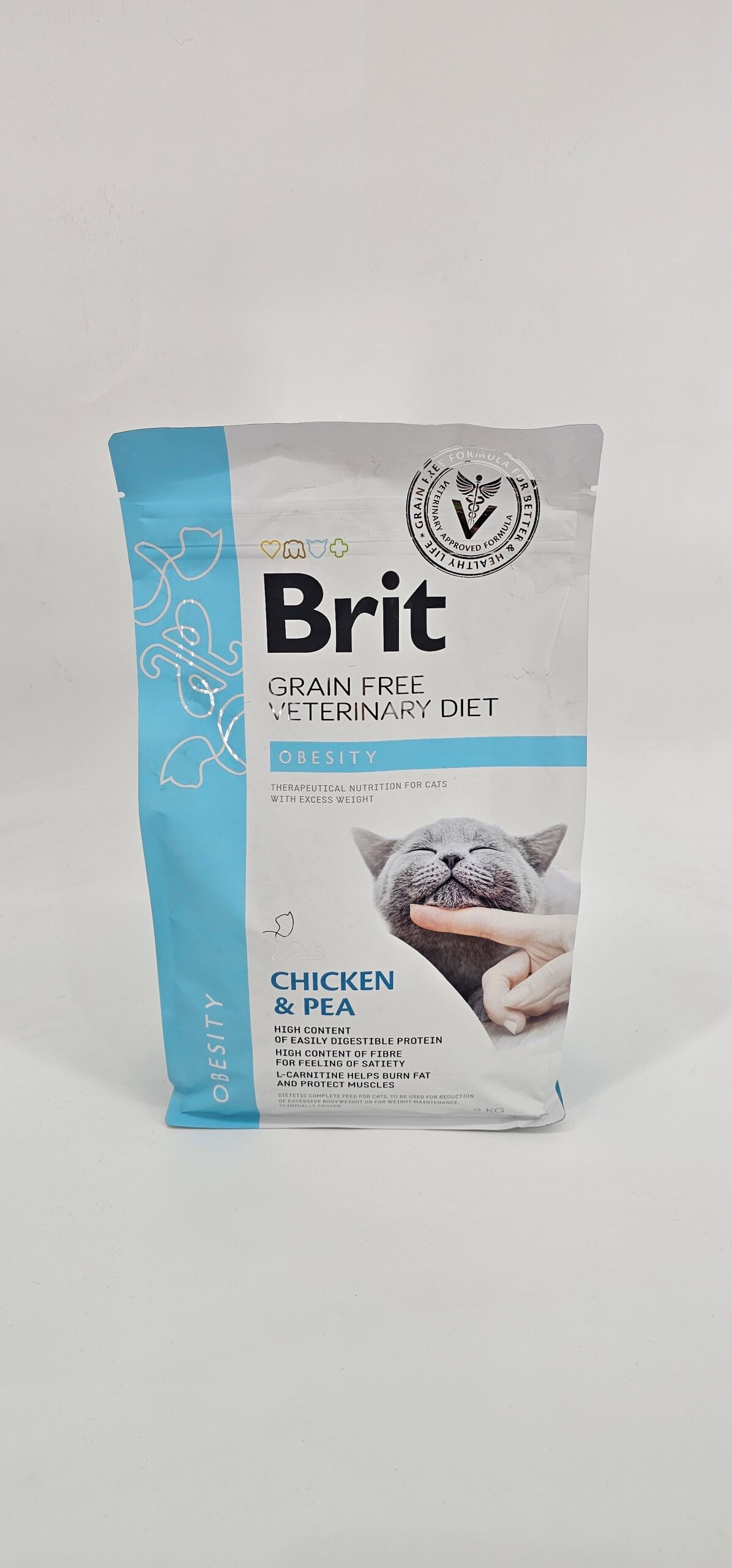 BRIT VETERINARY GATO DIET OBESITY 2 KG