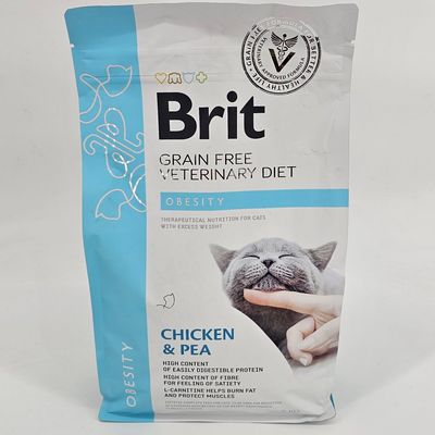 BRIT VETERINARY GATO DIET OBESITY 2 KG