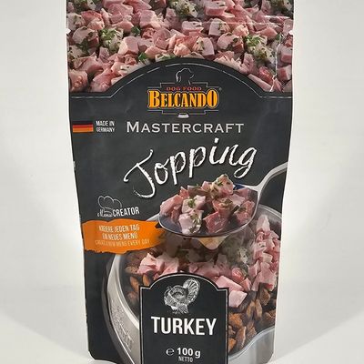 BELCANDO PERRO MASTERCRAFT TOPPING PAVO 100 GR