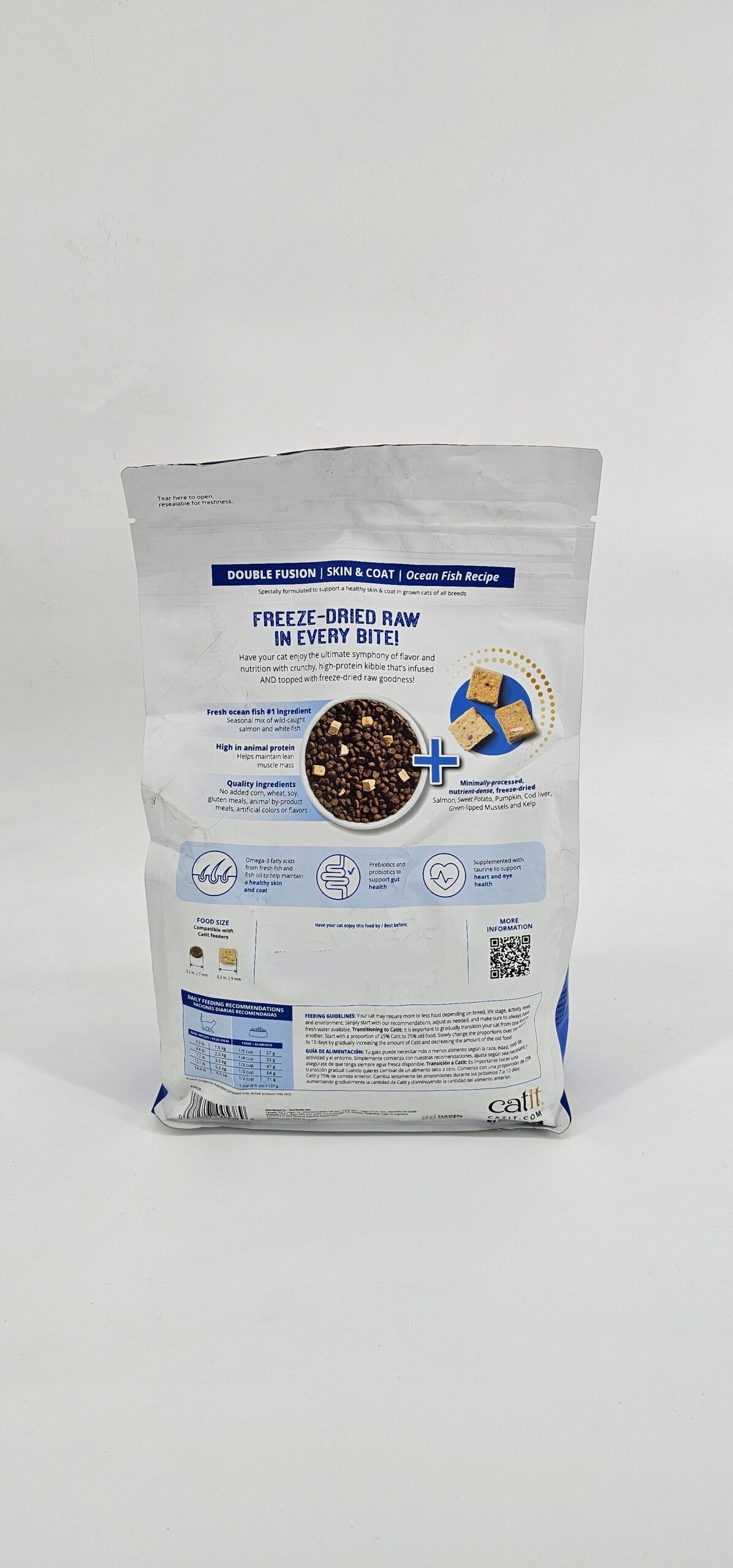 CATIT RECIPES DOUBLE FUSION SKIN & COAT OCEAN FISH 1.8 KG - Imagen 2
