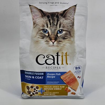 CATIT RECIPES DOUBLE FUSION SKIN & COAT OCEAN FISH 1.8 KG