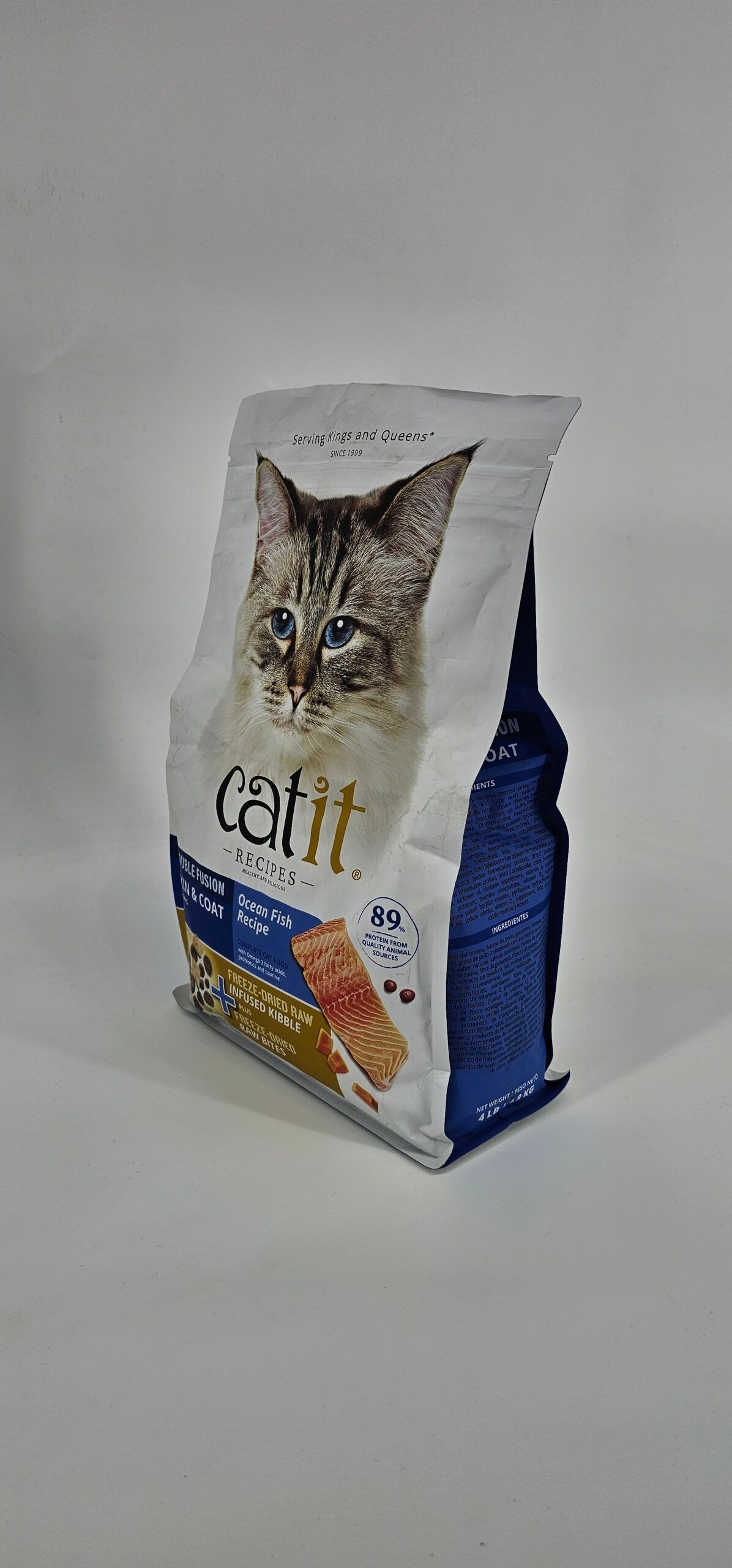 CATIT RECIPES DOUBLE FUSION SKIN & COAT OCEAN FISH 1.8 KG - Imagen 3