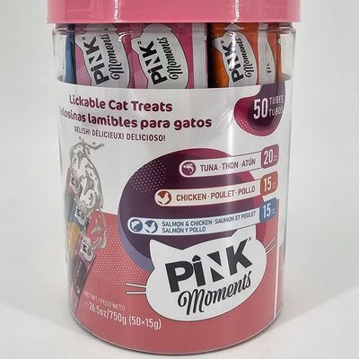 PINK MOMENTS GATOS SNACK LAMIBLE SURTIDO X 50 (U)