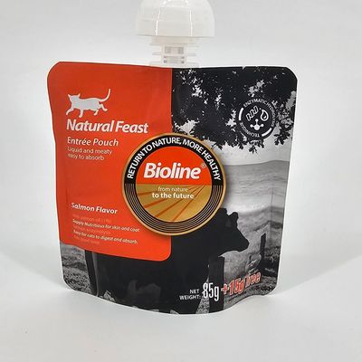 BIOLINE NATURAL FEAST GATOS SABOR SALMON 100 GR