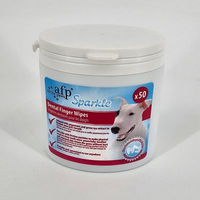 AFP SPARKLE TOALLITAS DENTALES PARA DEDO X 50 (U)