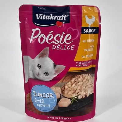 VITAKRAFT GATO POESIE CREATION POUCH PESCADOS 85 GR
