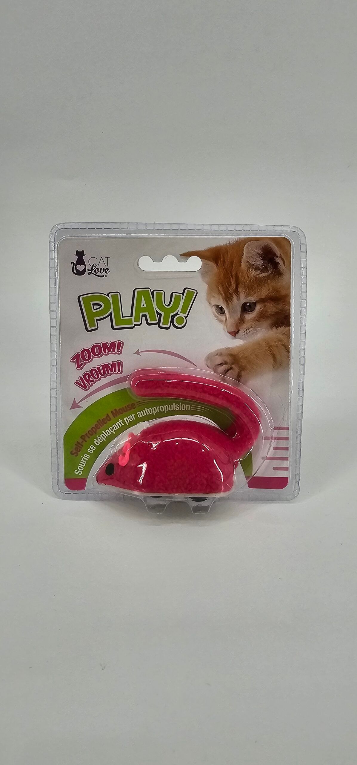 CAT LOVE PLAY RATON ROSADO A TRACCION