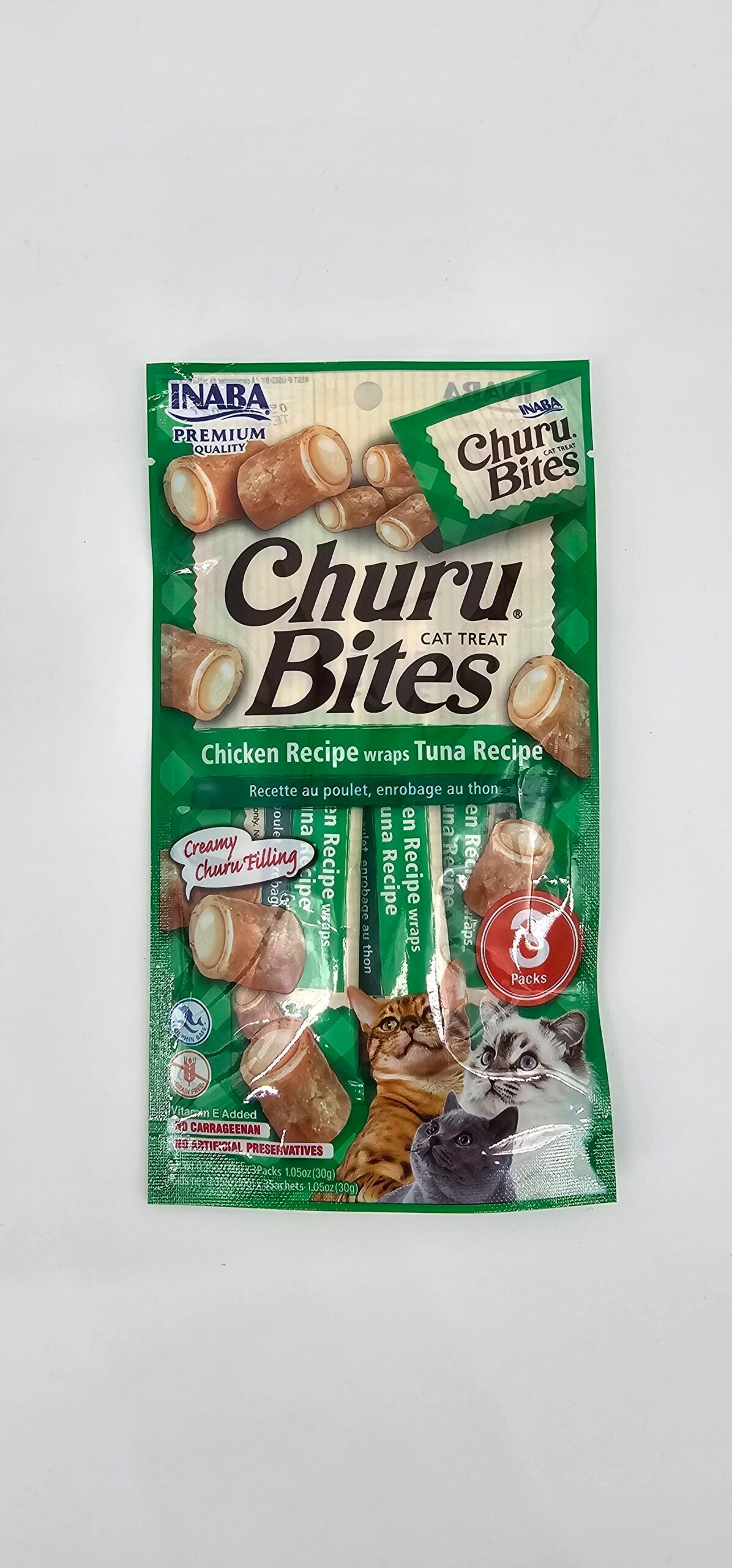 CHURU BITES GATO POLLO CON ATUN X 3 (PACKS)