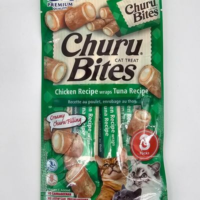 CHURU BITES GATO POLLO CON ATUN X 3 (PACKS)