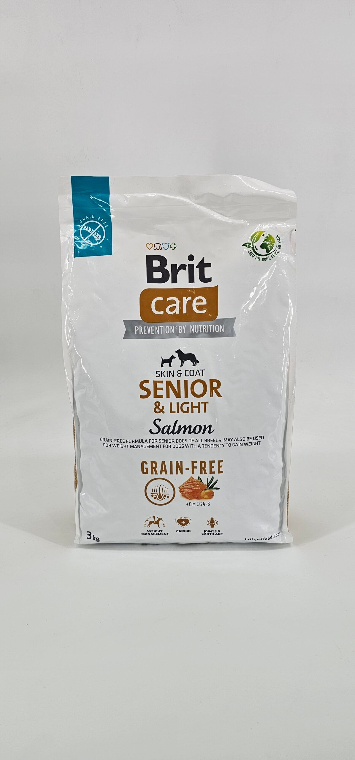 BRIT CARE PERRO SENIOR & LIGHT SALMON GRAIN-FREE 3 KG