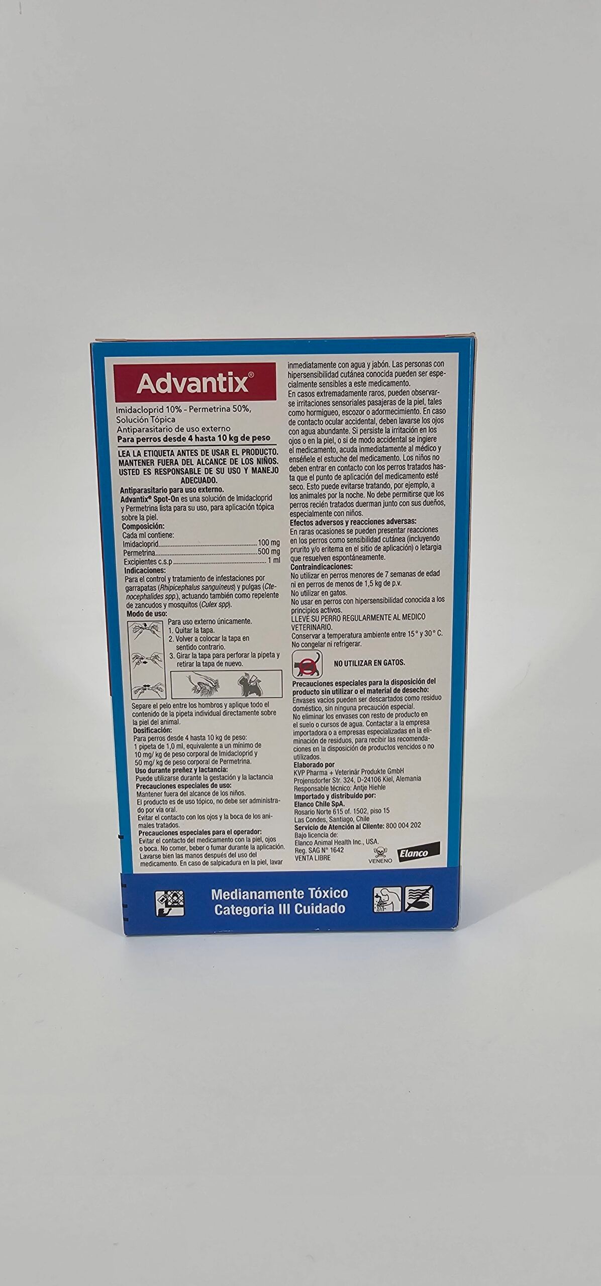 ADVANTIX PIPETA PERRO 4 - 10 KG - Imagen 2