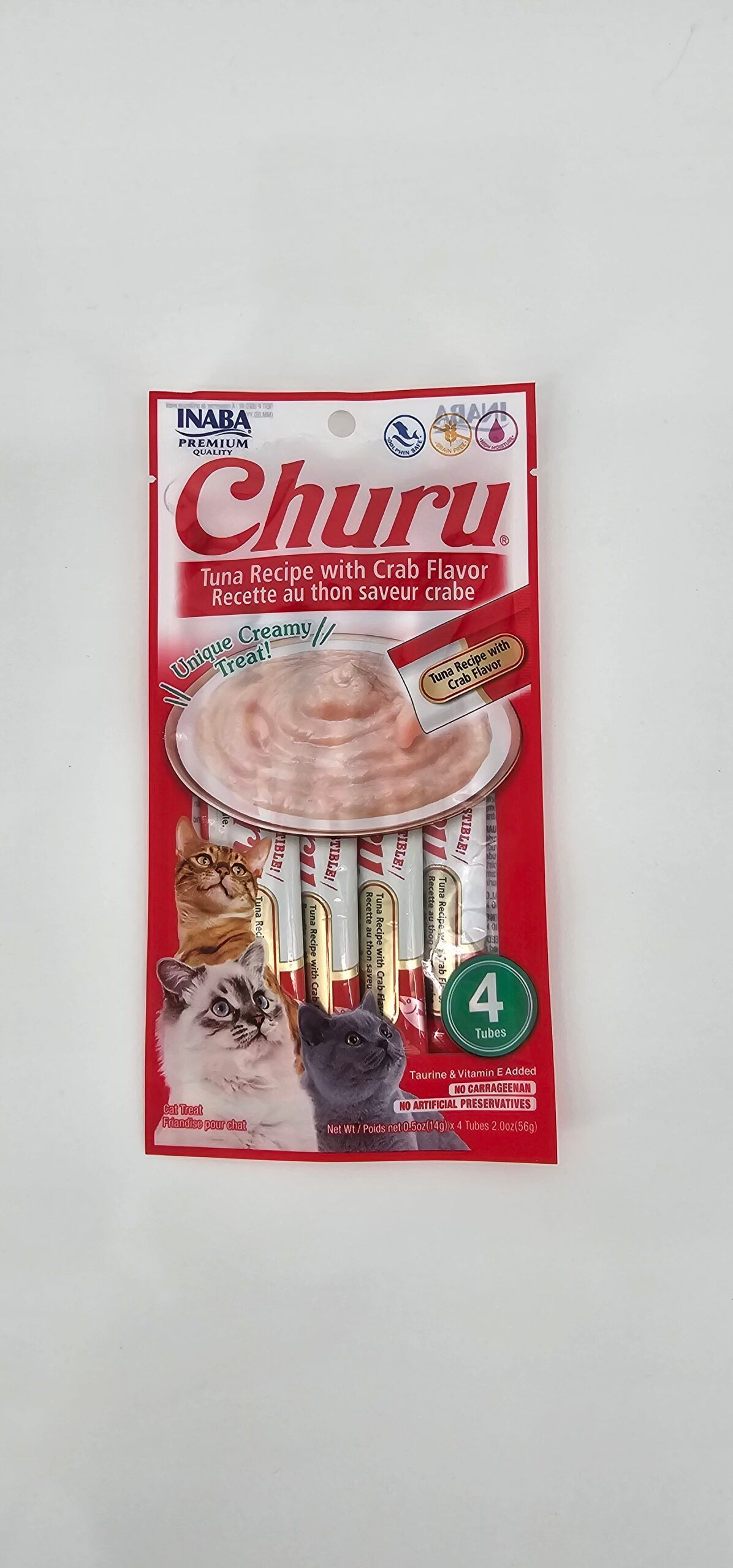 CHURU GATO ATUN Y CANGREJO 14 GR X 4 (U)
