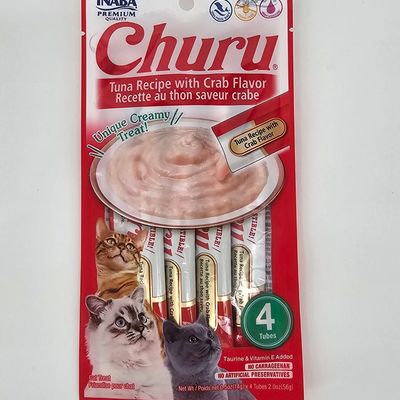 CHURU GATO ATUN Y CANGREJO 14 GR X 4 (U)