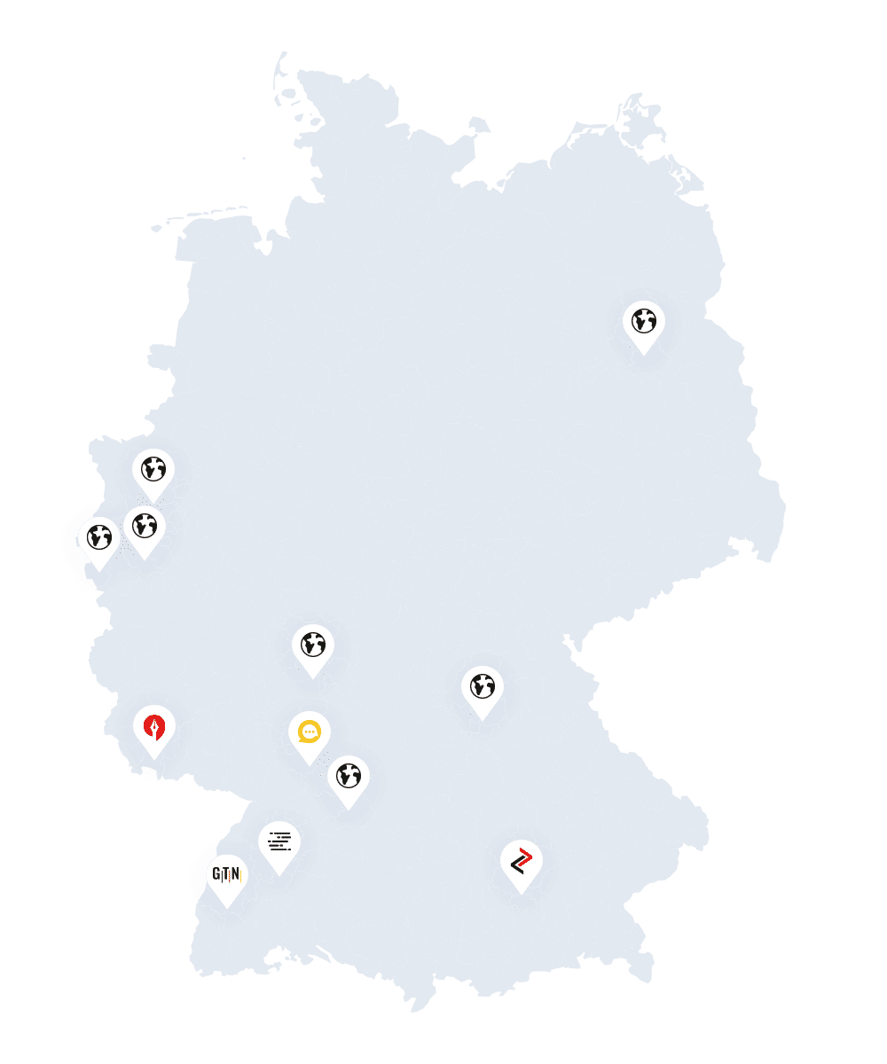 GeTraNet-Standorte in ganz Deutschland