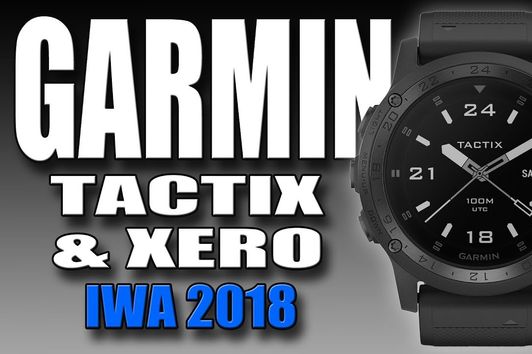New Garmin smartwatch Tactix Charlie and bow hunting sight Xero A1 (IWA 2018)