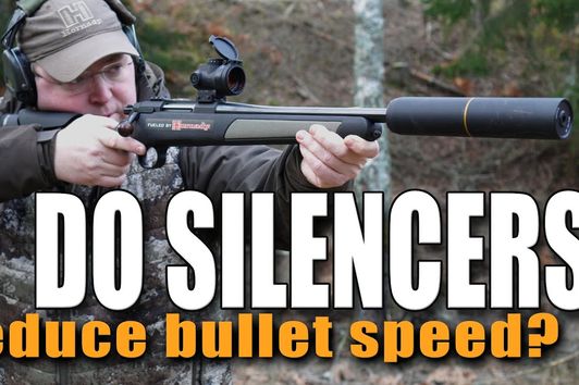 HOW DOES SILENCERS AND BARREL LENGHT EFFECT THE SPEED OF THE BULLET?